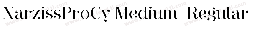NarzissProCy Medium  Regular字体转换
